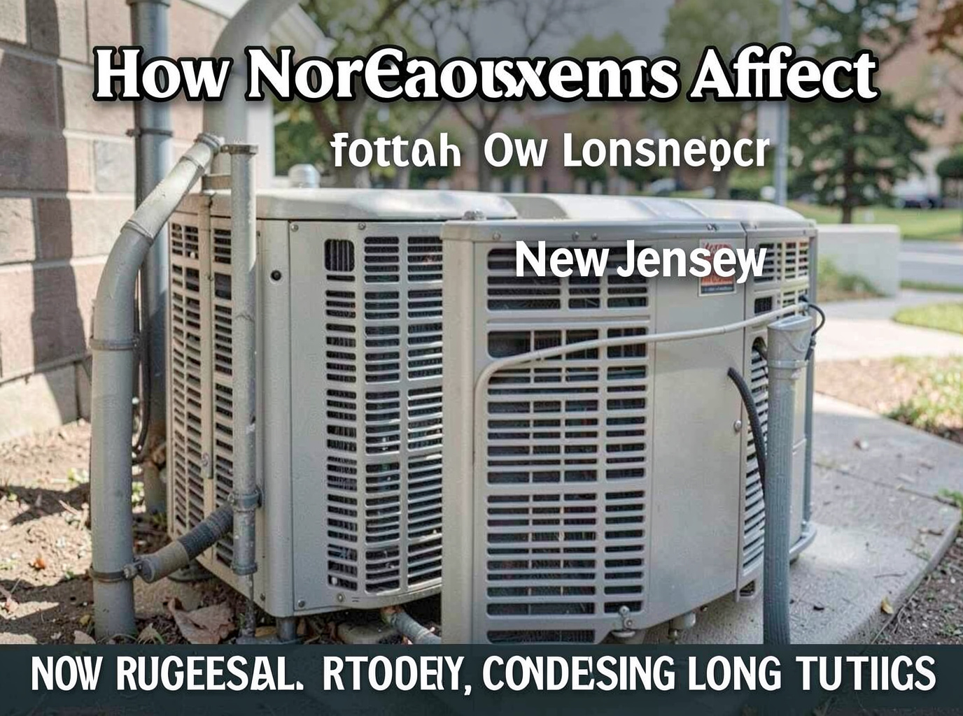 How Nor'easters Affect Outdoor Condensing Units